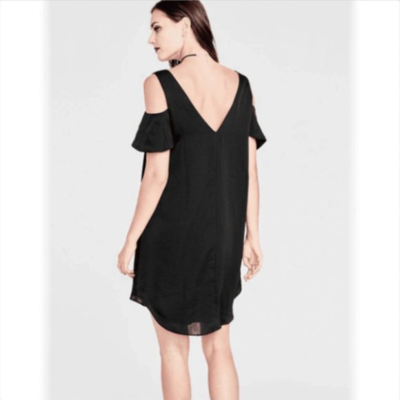Rachel Roy Button Down Black Crepe  Dress NWT - Picture 3 of 8